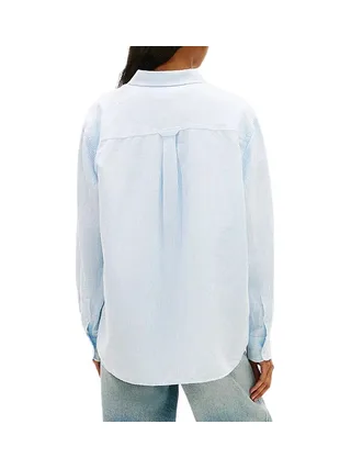 Chemise Blanc/Bleu Femme Tommy Hilfiger Tjw Rlx 2