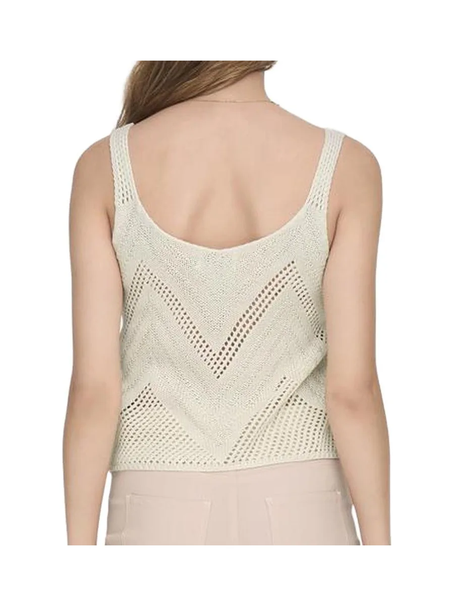 Top Crochet Beige Femme Jdy 15226348 3