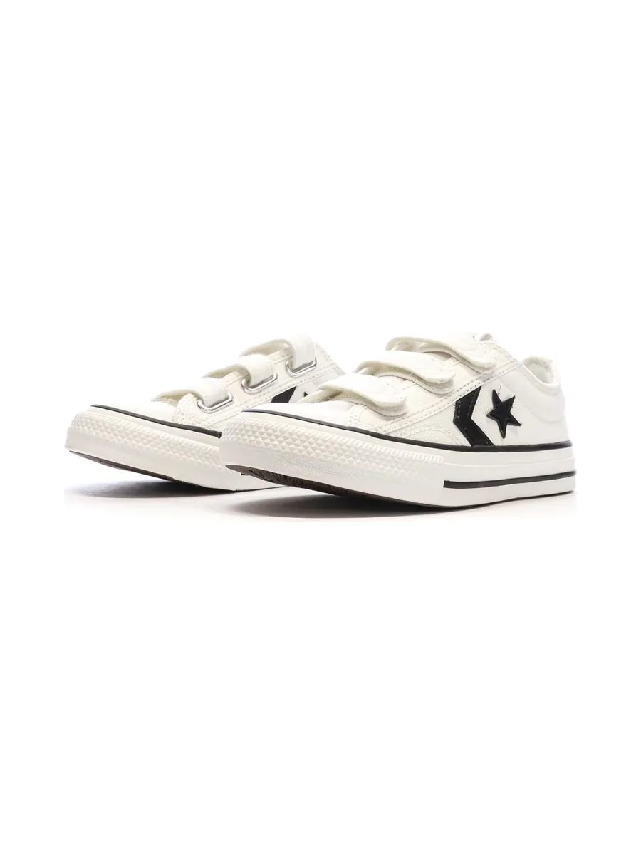 Baskets Blanches/Marines Garçon Converse Star Player 6