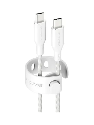 PanzerGlass empower™ by ® Racing 240W USB-C to USB-C Cable | USB 2.0 | 1.2M | Silver White USB cable 1