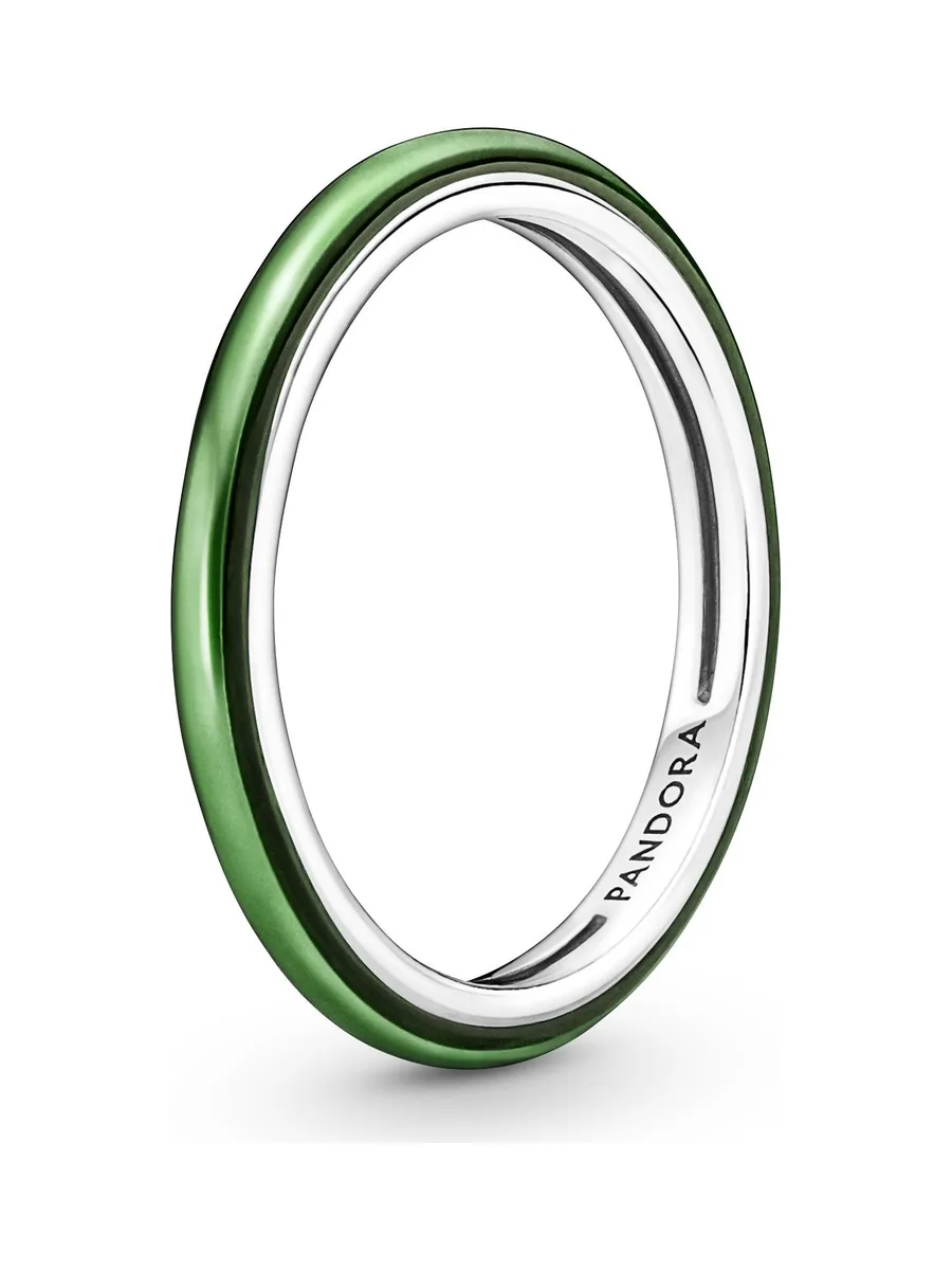 Pandora - Bague Transparent émaillé en argent sterling vert 1