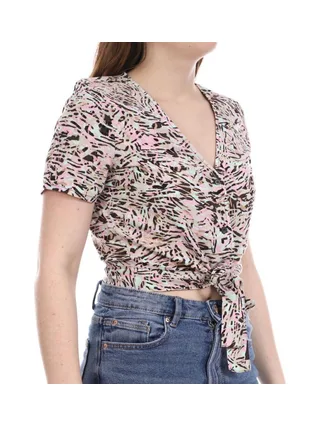 Blouse Rose/Turquoise/Beige Femme Vero Moda Easy 1