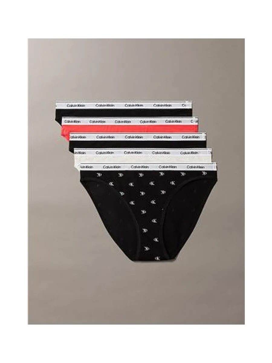 CALVIN KLEIN 000QD5208E - 5 Pack bragas 2