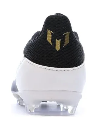Chaussures de football Noires/Blanches Garçon Adidas League Fg/mg J Messi 3