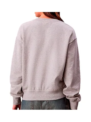 Sweat Gris Femme Calvin Klein Jeans Archive Logo Fren 2