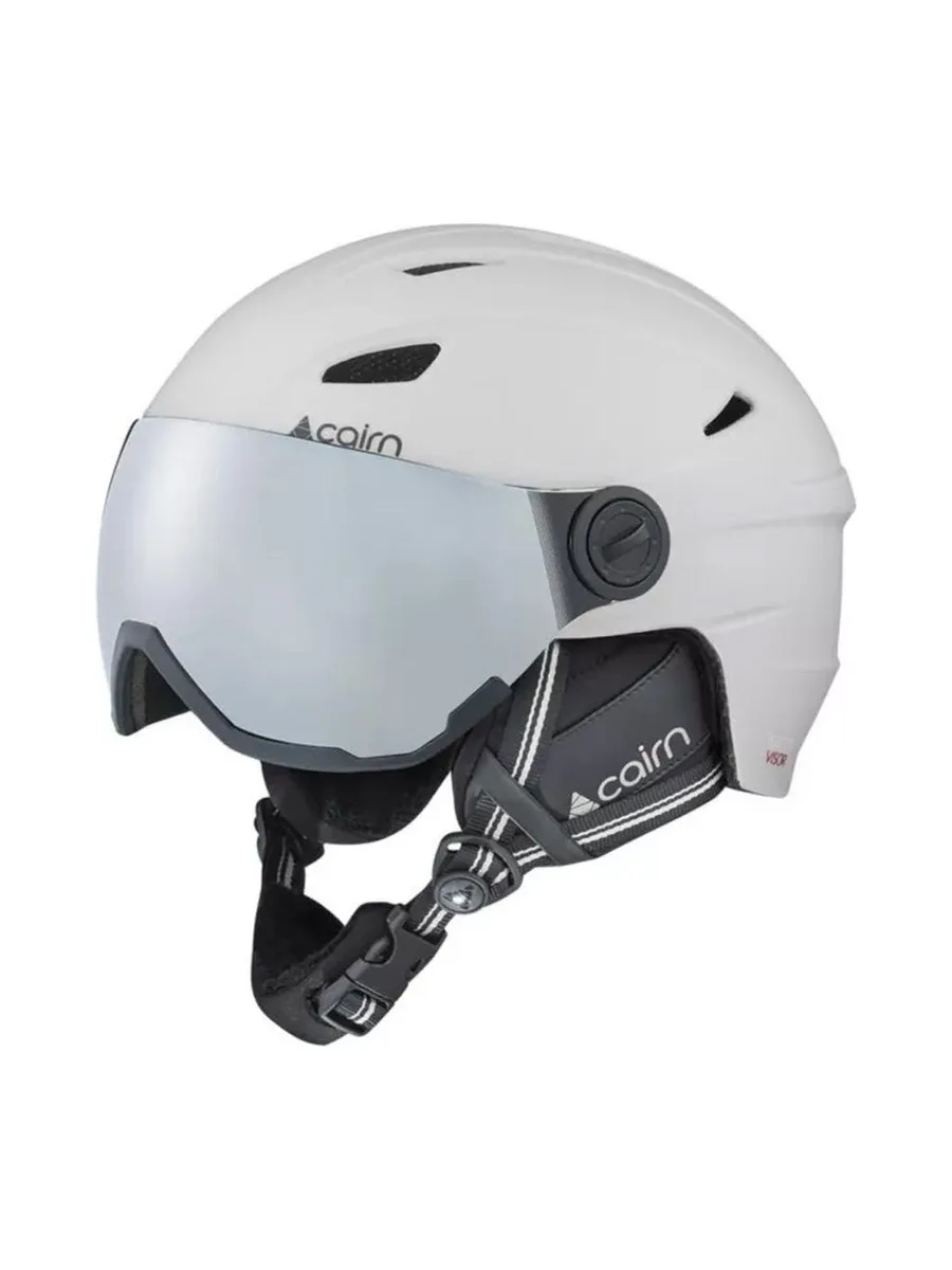 Casque de Ski Blanc Mixte Cairn Visor 2
