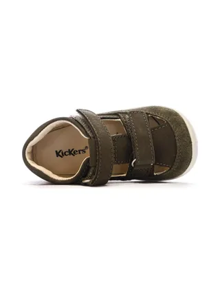 Sandales Kaki Garçon Kickers Salome 4