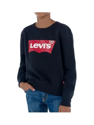 Sweat Noir Garçon Levi's Droit Batwing 1