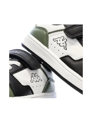Baskets Blanc/Vert Garçon Kappa Logo Shay 1.0 7