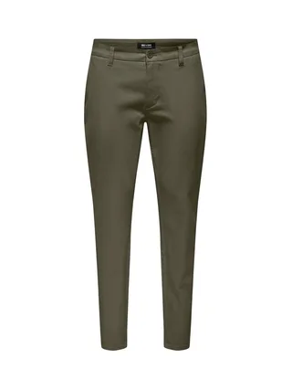 Pantalon Chino Kaki Homme Only & Sons Life 1