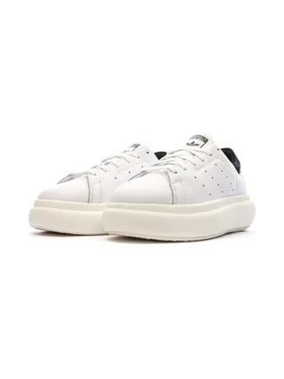Baskets Blanches/Noires Femme Adidas Stan Smith Pf W 6