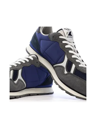 Baskets Gris/Bleu Homme Pepe Jeans Brit Mixt 7