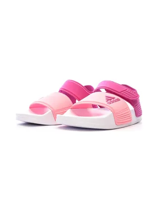 Sandales Roses/Blanches Fille Adidas Adilette K 4