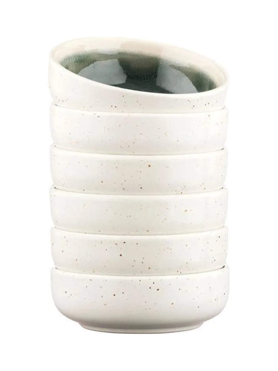 Bol OXYGEN Ø9cm - 6 pièces - Vert de gris 21