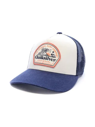 Casquette Blanche/Bleu Homme Quiksilver Sunsetwavesport 1