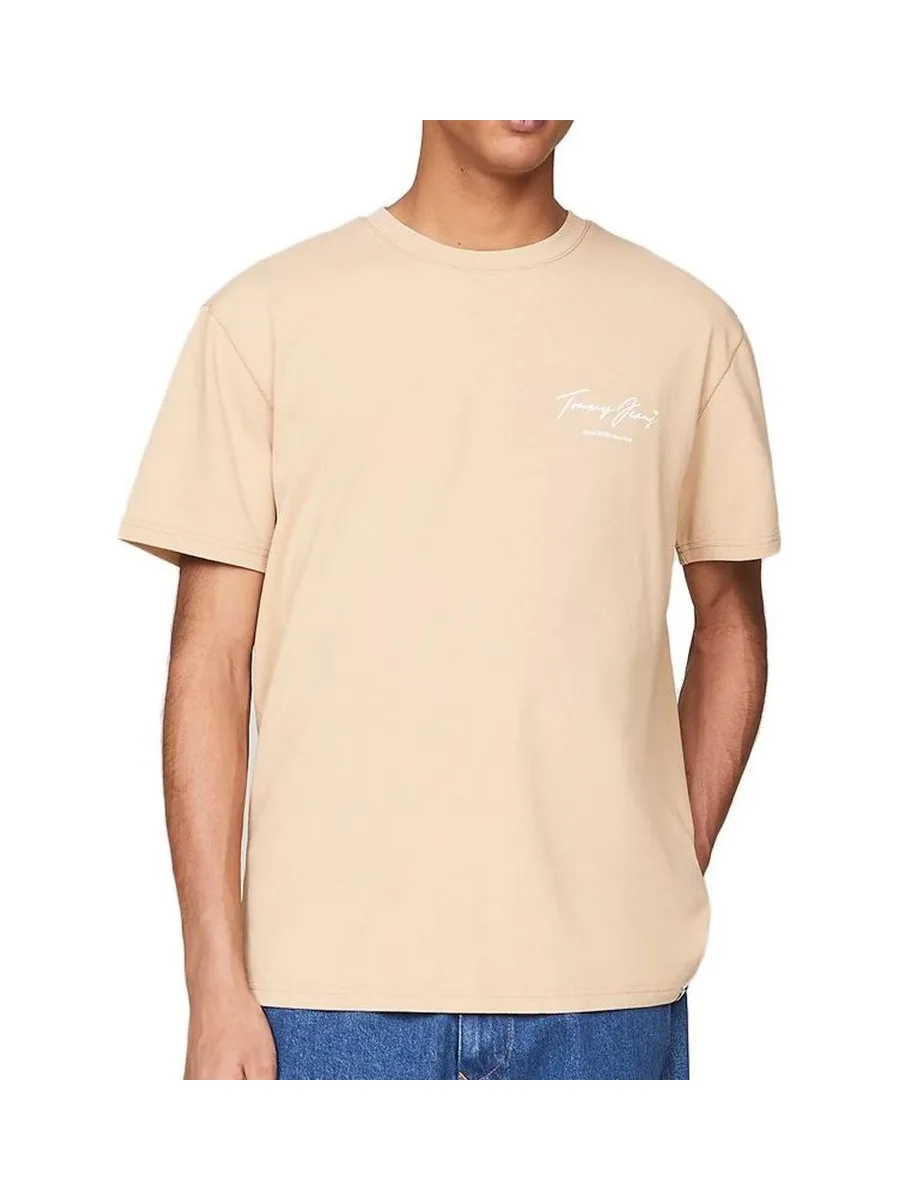 T-shirt Beige Homme Tommy Hilfiger Vintage 2