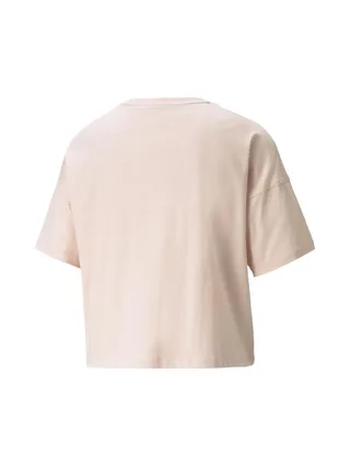 T-shirt Rose Femme Puma Essential Cropped 2