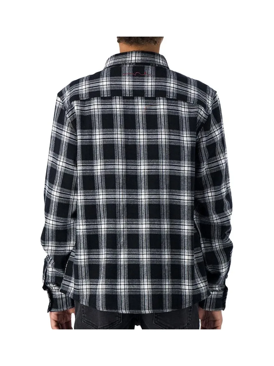 Chemise Manches Longues Noir/Gris Garçon Teddy Smith Billy 2