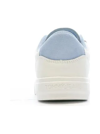 Baskets Blanches/Bleu Femme Tommy Hilfiger Cupsole Sneaker 3