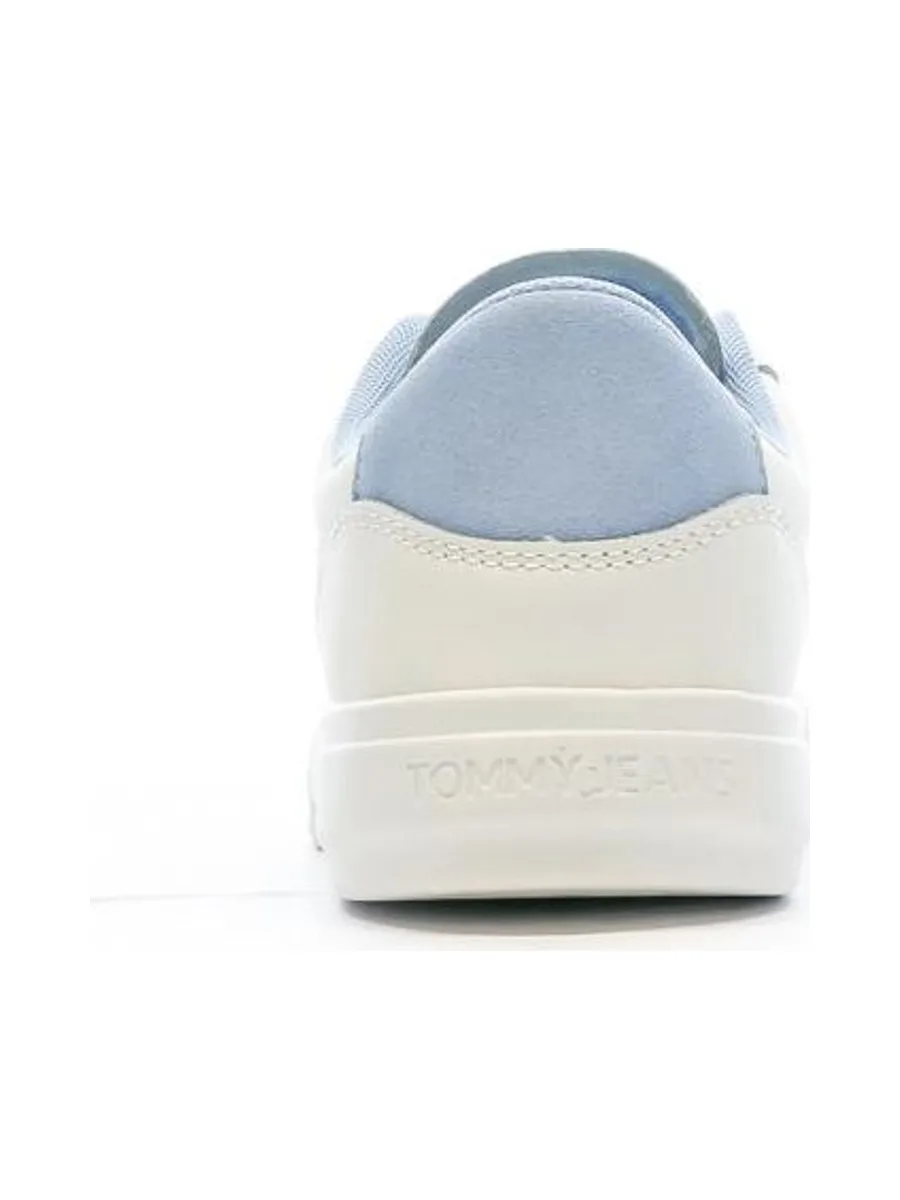 Baskets Blanches/Bleu Femme Tommy Hilfiger Cupsole Sneaker 4