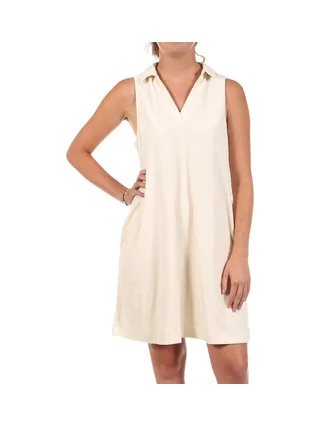 Robe Beige Femme Vila Frotte 1
