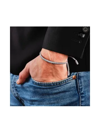 Bracelet Georges V - Gris clair 2