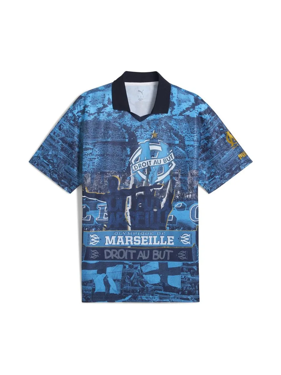 OM Maillo Retro Bleu Homme Puma Energy 2
