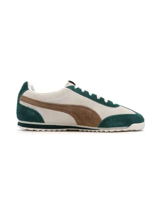 Baskets Vert/Beige Homme Puma Arizona Suede 2