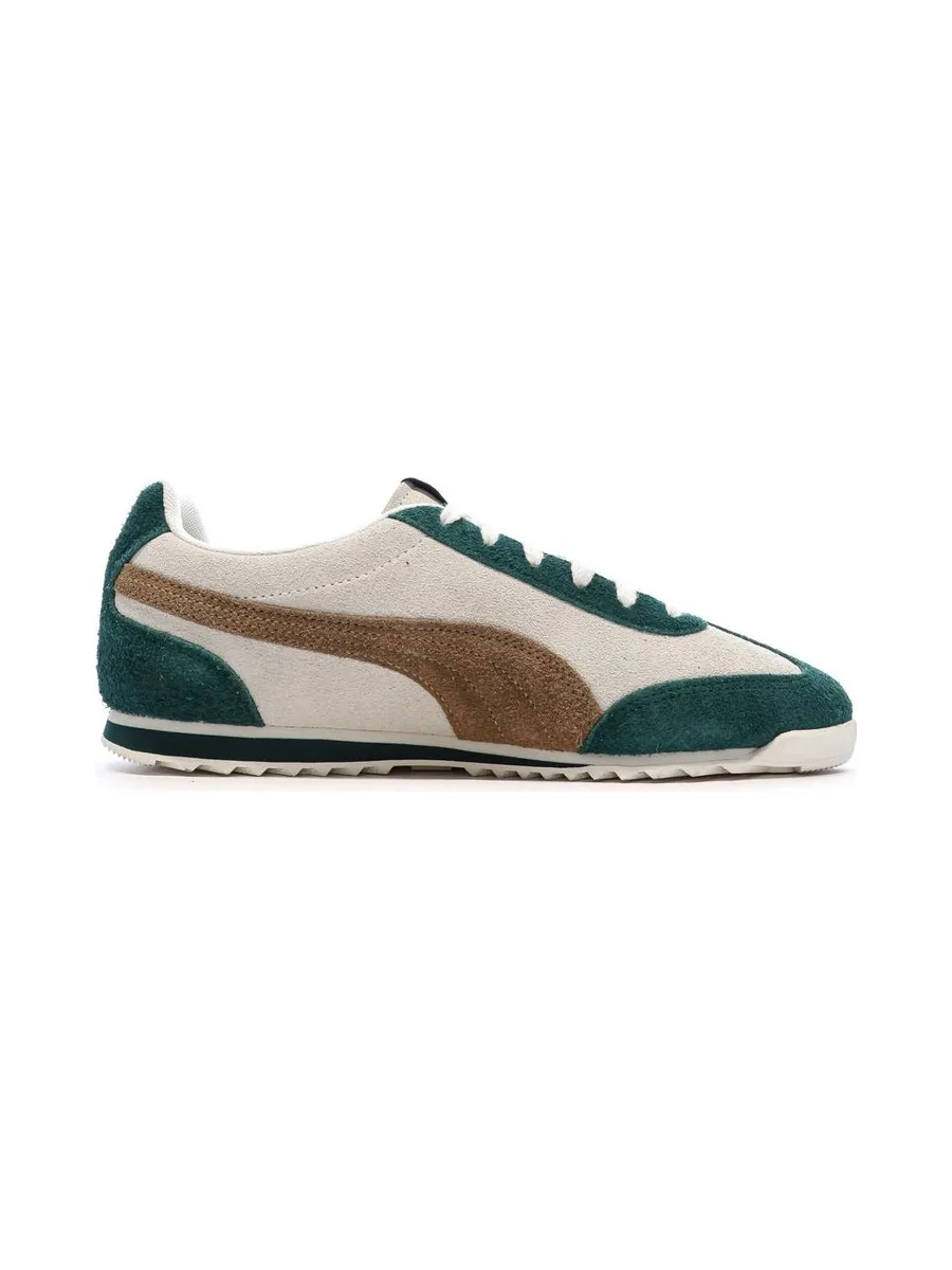 Baskets Vert/Beige Homme Puma Arizona Suede 3