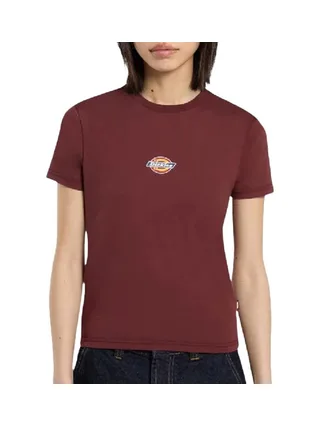 T-Shirt Rouge Femme Dickies Maple 1
