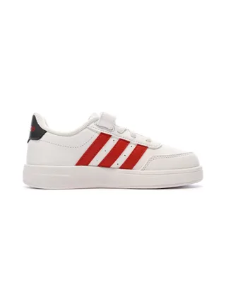 Baskets Blanc/Rouge Garçon Adidas Breaknet 2.0 2