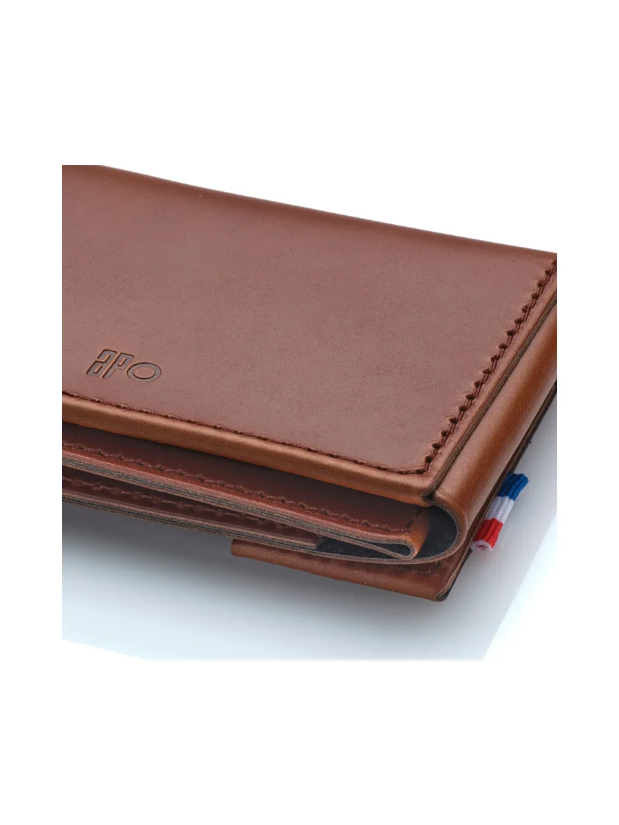 FRED - Porte-cartes folio 2 volets en liège - Naturel 52