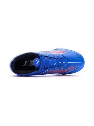 Chaussures de futsal Bleu Garçon Puma Ultra 6 Play 4