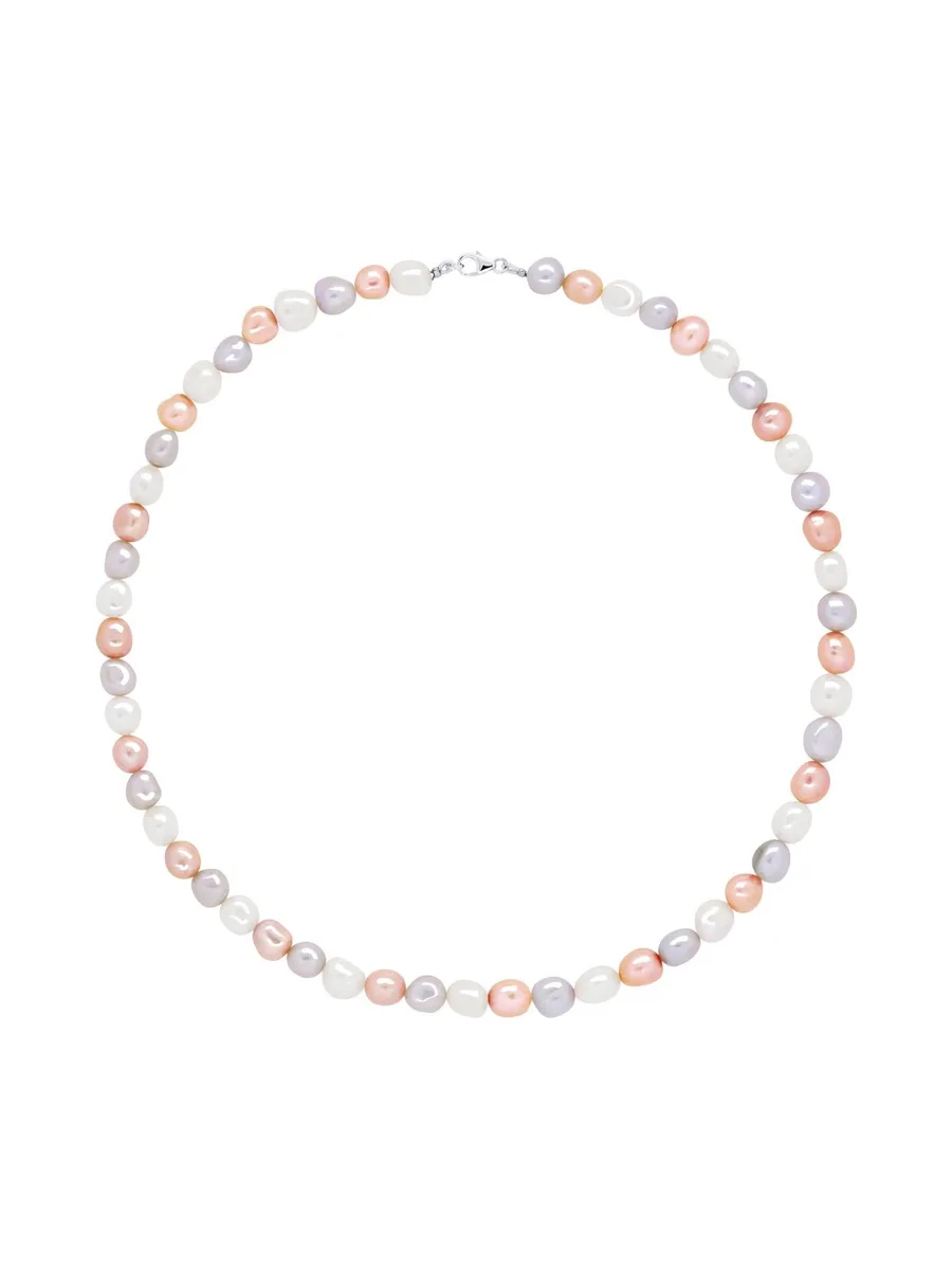 Collier Véritables Perles de Culture d'Eau Douce Baroques 6-7 mm — Argent 925 Millièmes — 42 cm 1