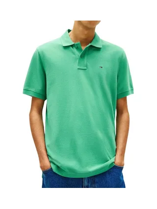 Polo Vert Homme Tommy Hilfiger Regular 1