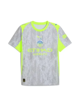 MANCHESTER CITY Maillot de football Gris/jaune Homme Puma Mcfc Away 25/26 1