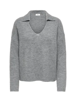 Pull Gris Clair Femme JDY Lanora 1