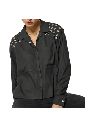 Chemise Noire Femme Kaporal MIDA 1
