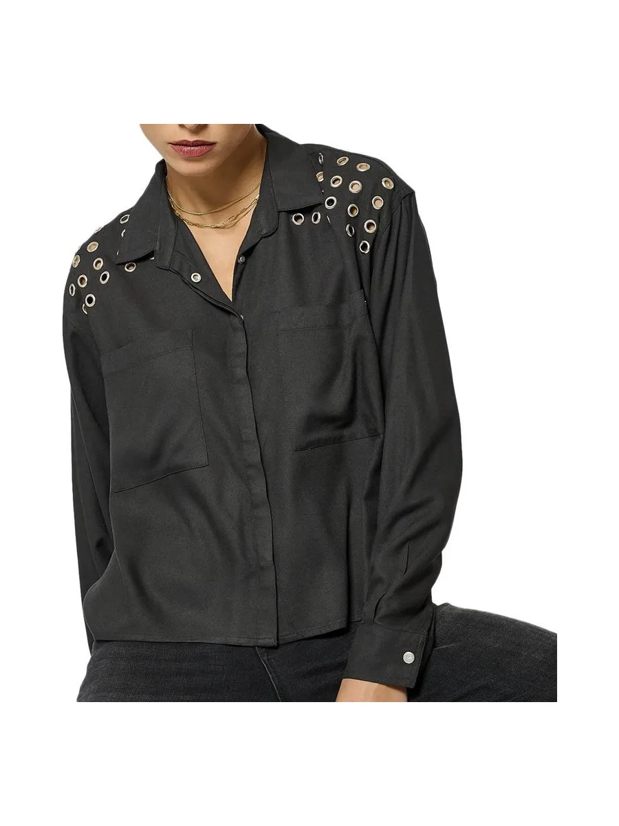 Chemise Noire Femme Kaporal MIDA 2