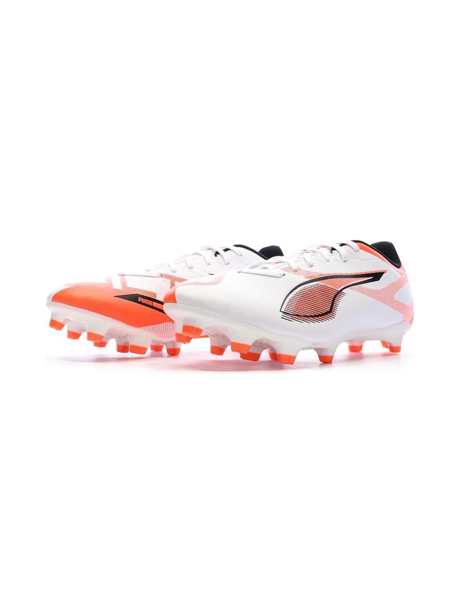 Chaussures de Foot Blanc/Orange Homme Puma Ultra 5 Play FG/AG 6