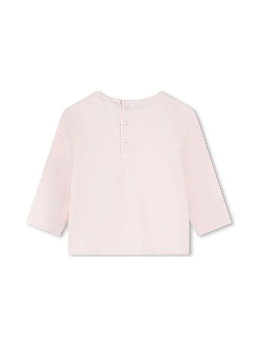 T-shirt Rose Bébé Fille Carrément Beau Y30218 2