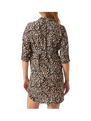 Robe Noir/Marron Femme Vero Moda Maternity Maya Poel 2