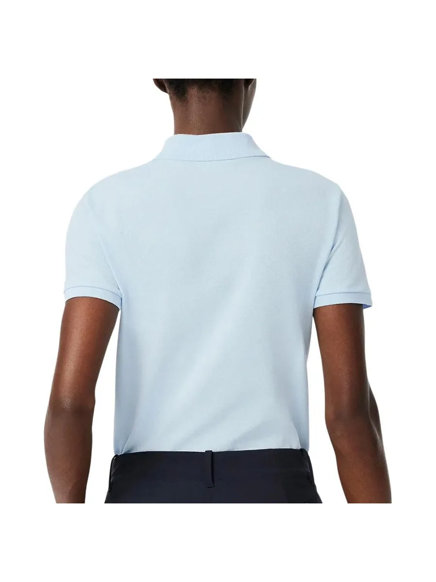 Polo Bleu Clair Femme Lacoste Polo L.12 3