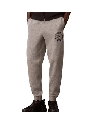 Jogging Gris Homme Calvin Klein Jeans Crest 1