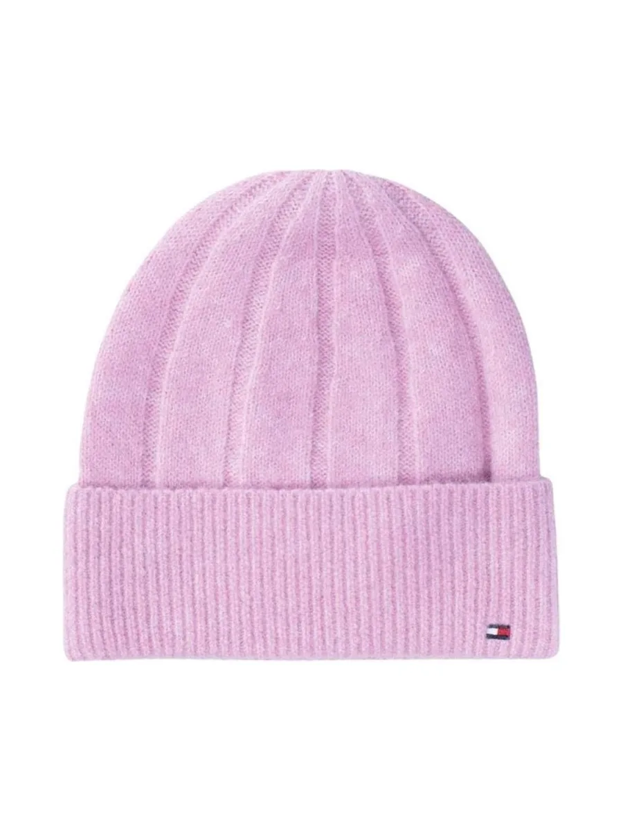 Bonnet Rose Femme Tommy Hilfiger Flag Fluffy 2