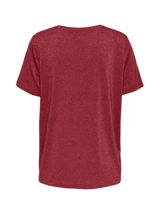 T-shirt Rouge Femme Only Harly 2