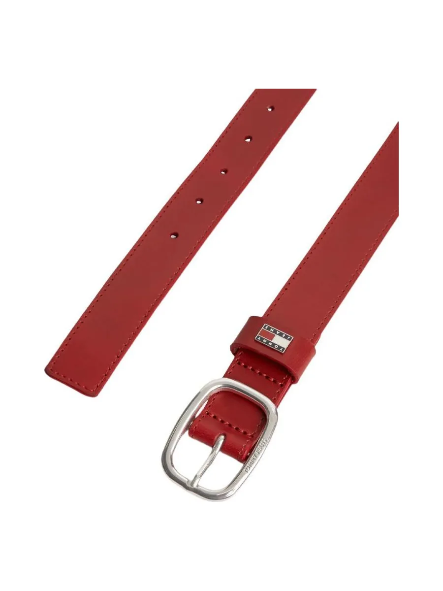 Ceinture Rouge Femme Tommy Hilfiger Oval - T 3