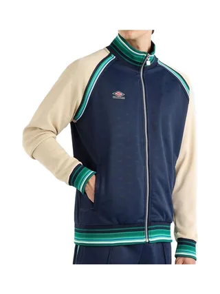 Veste Zippée Marine/Beige Homme Umbro Monogr 1