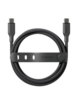 PanzerGlass empower™ by ® Racing 240W USB-C to USB-C Cable | USB 2.0 | 1.2M | Space Black USB cable 4