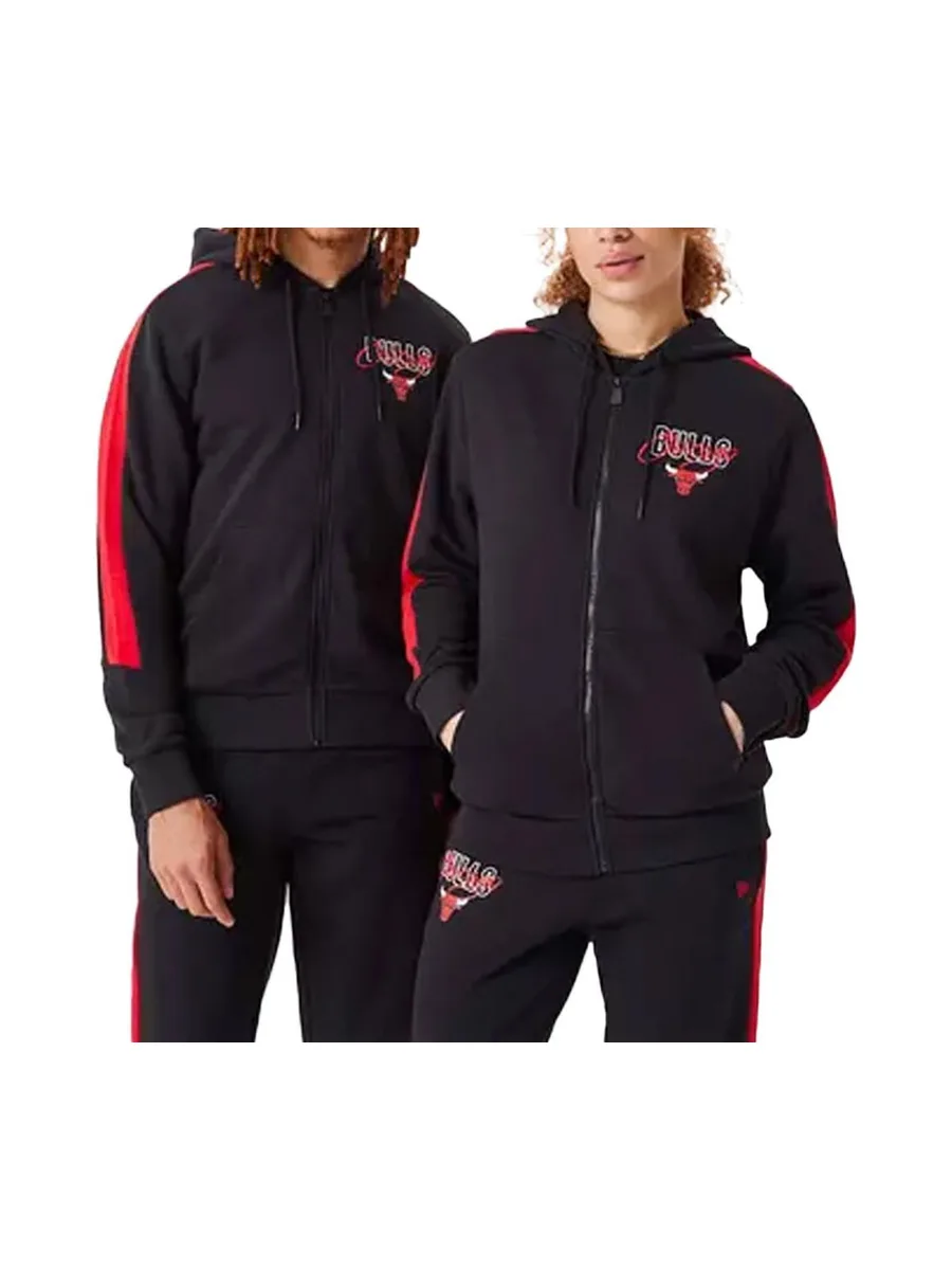 Sweat Noir/Rouge Mixte New Era Script 3